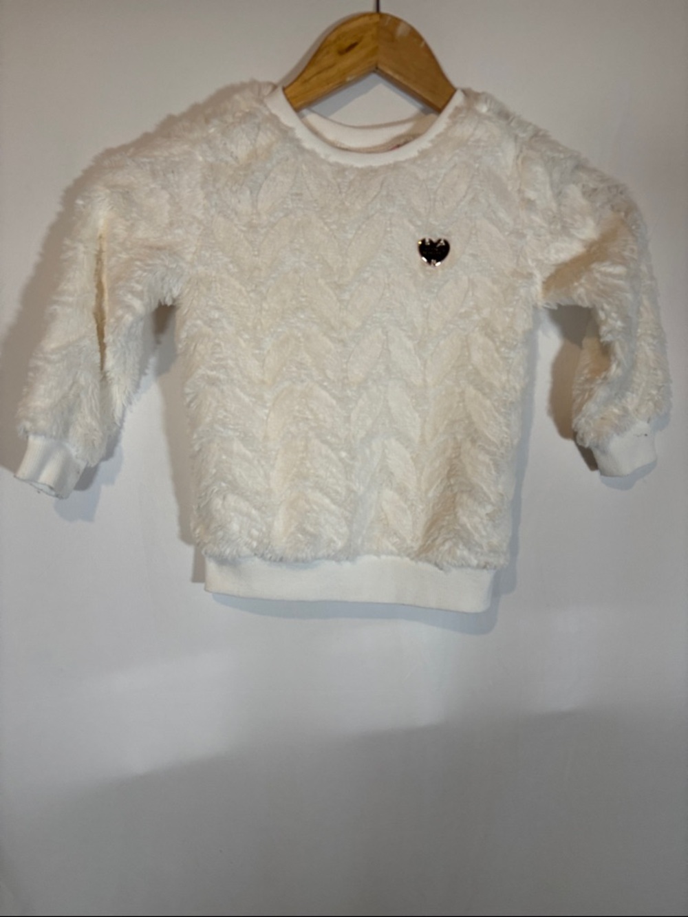 Juicy Couture White Kids Crewneck Pullover